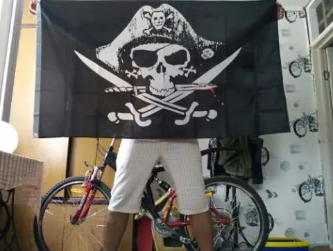 Сундук дэдмана пиратский флаг трикорнер корабль баннер Вымпел Джолли Роджер