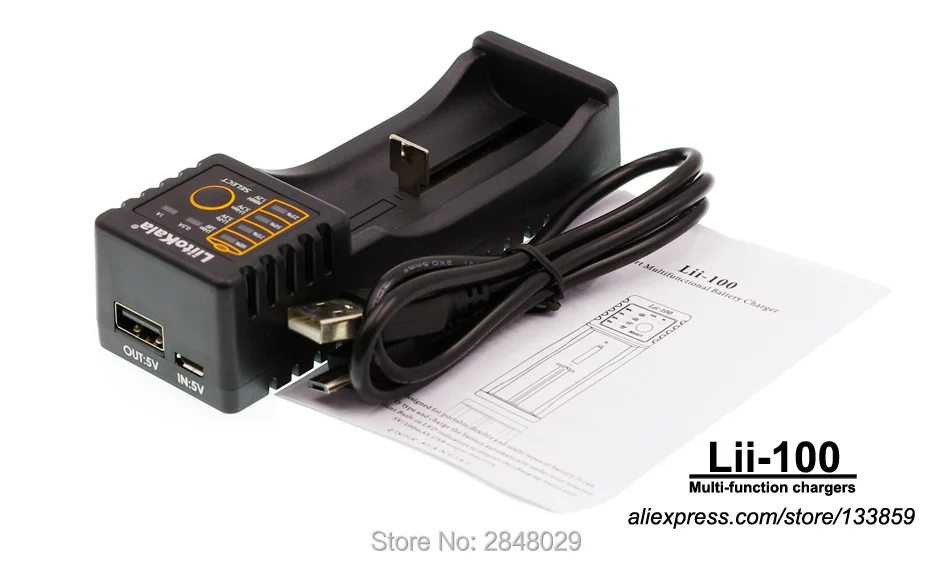 Умное зарядное устройство Liitokala литиевый аккумулятор 1 2 3 7 85 AA/AAA 18650 18350 26650 10440 14500