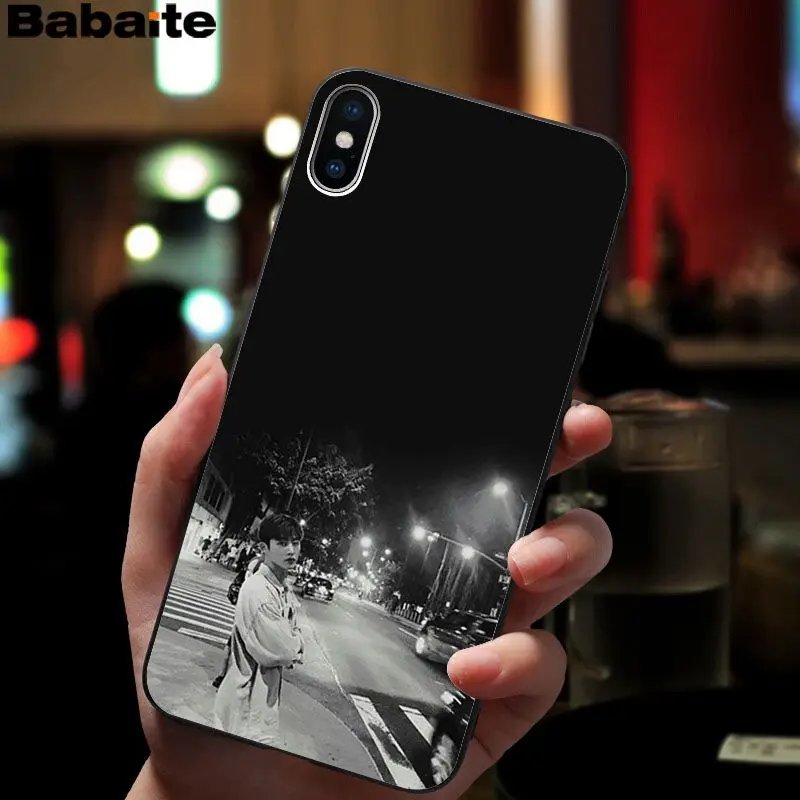 Babaite Ikon KPOP Бобби Б. Мягкий силиконовый чехол из ТПУ для телефона чехол для iPhone 8 7 6 6S Plus 5 5S SE XR X XS MAX Coque Shell