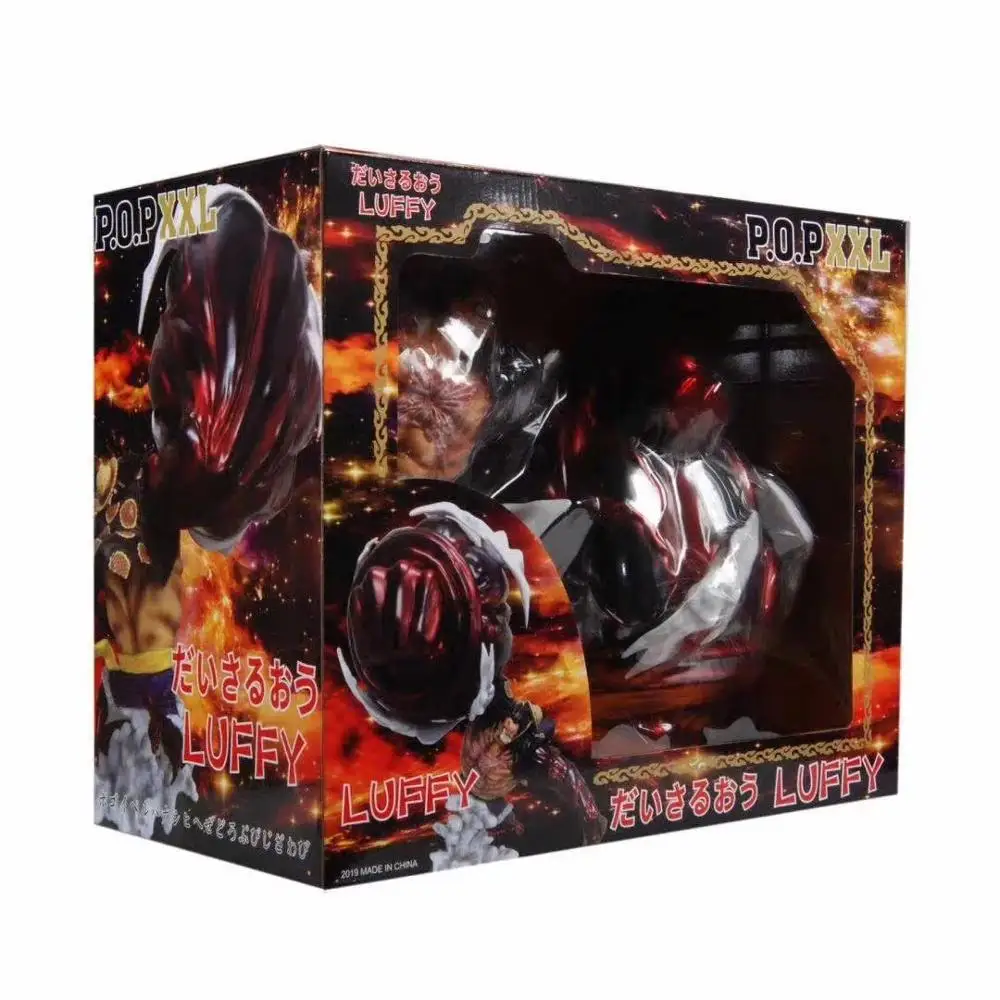 once Piece caliente 39 cm Monkey D. Luffyde Gear fourth Big PVC figura modelo juguetes Luffy batalla Ver figuras Dropshipping. | Дом и сад