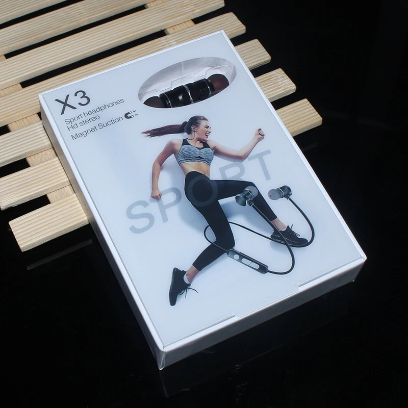 

X3 Wireless Headphones Sports Bluetooth Earphone IPX5 Waterproof running with Mic