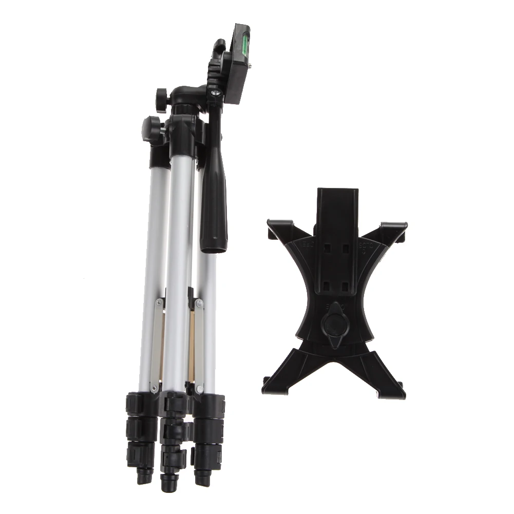 

Universal Tablet Stand Tripod With 1/4" Screw Tablet Clamp Holder Mount For iPad 2 3 4 Mini Air Pro Tablet Camera Tripod Bracket