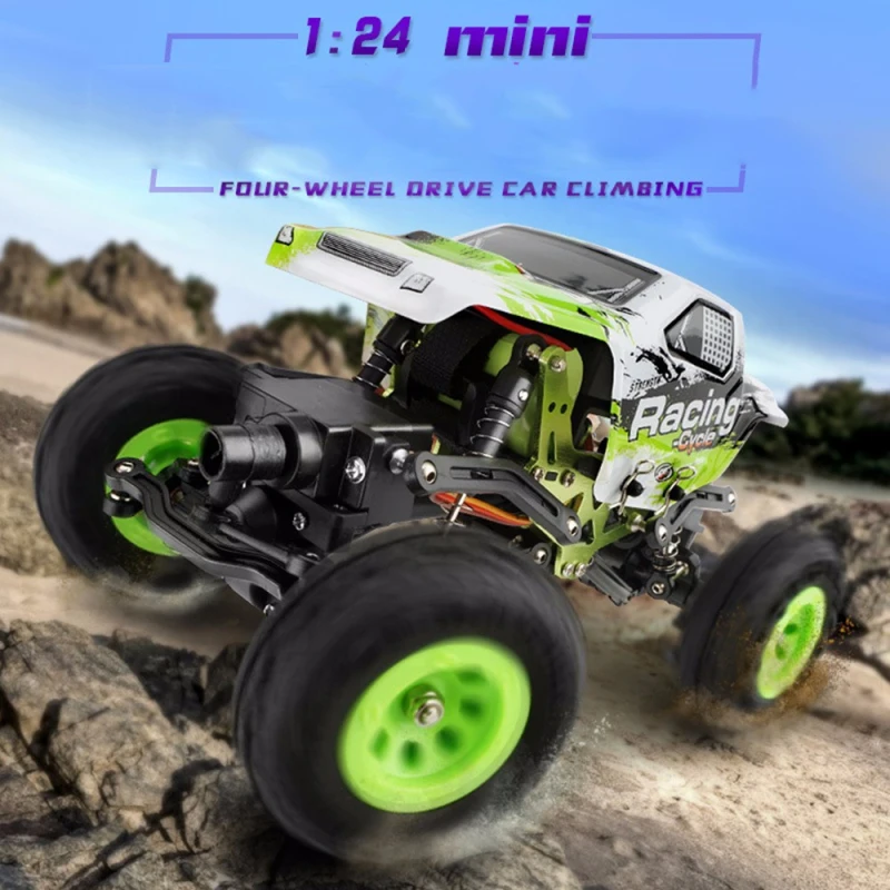 Высокоскоростной внедорожник Rock Rover Rock Crawler 24438 rc Автомобиль 2,4G 1:24 4WD внедорожный Электрический альпинистский автомобиль мальчик подарок VS 2098B