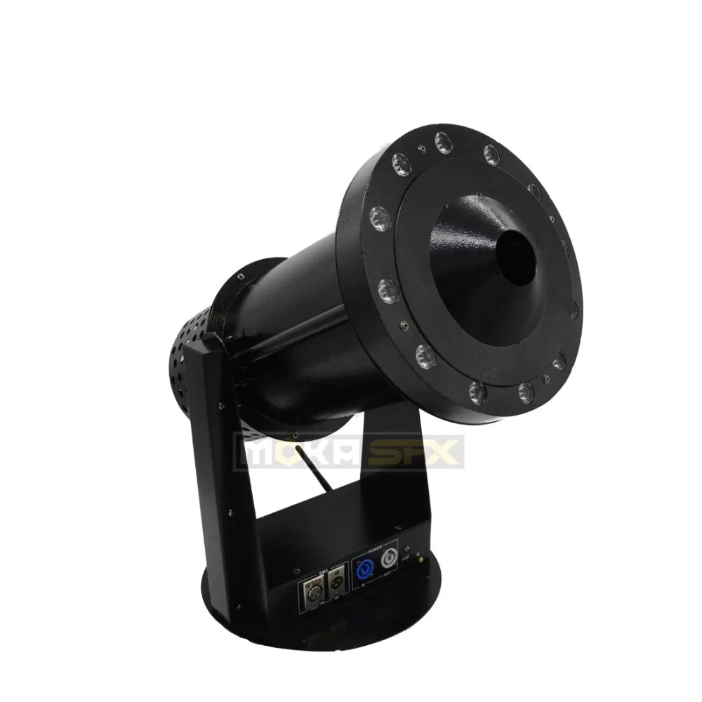 Аппарат для конфетти с крышкой и 4 светодисветодиодный 1800 Вт 12x3 RGB 3 в 1 DMX/пульт