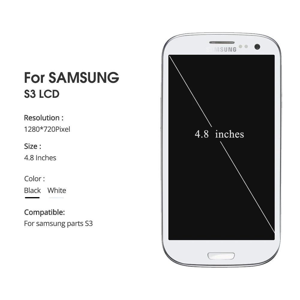 ЖК-дисплей i9300 для SAMSUNG Galaxy S3 ЖК-экран i9300i экран в сборе LCD i9301 i9308i i9301i дисплей |