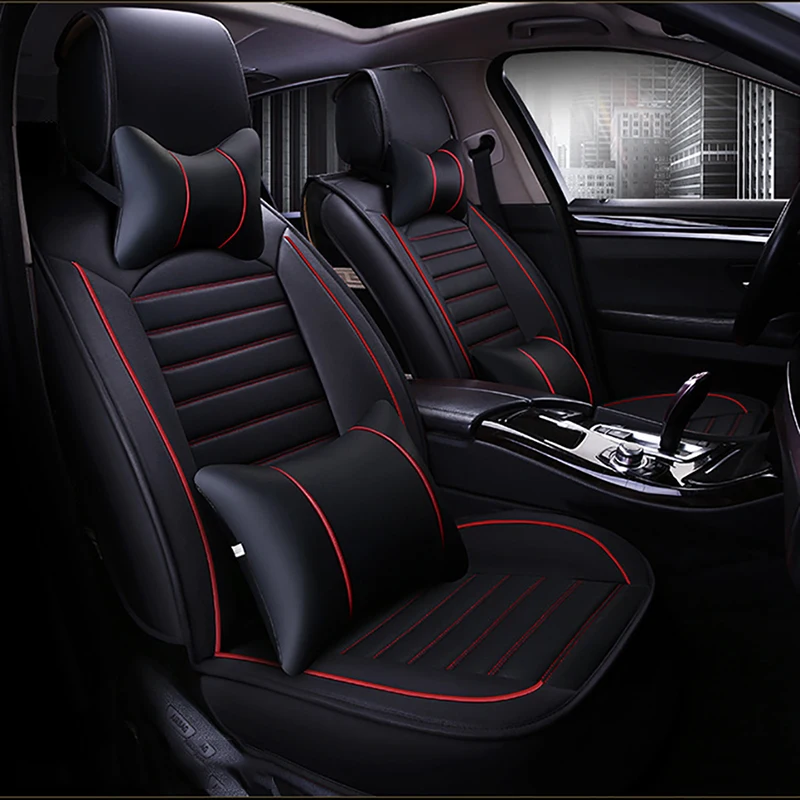 

HeXinYan Leather Universal Car Seat Cover for Lifan all model 320 330 X50 720 620 820 520 X60 620EV 630 530 auto styling
