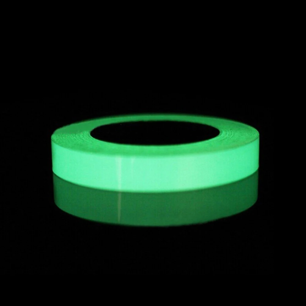 1.5cm green Лидер продаж, светоотражающая светящаяся лента, самоклеющаяся наклейка, съемная светящаяся лента, флуоресцентная светящаяся темная яркая Предупреждение ющая лента - Цвет: 1.5cm green