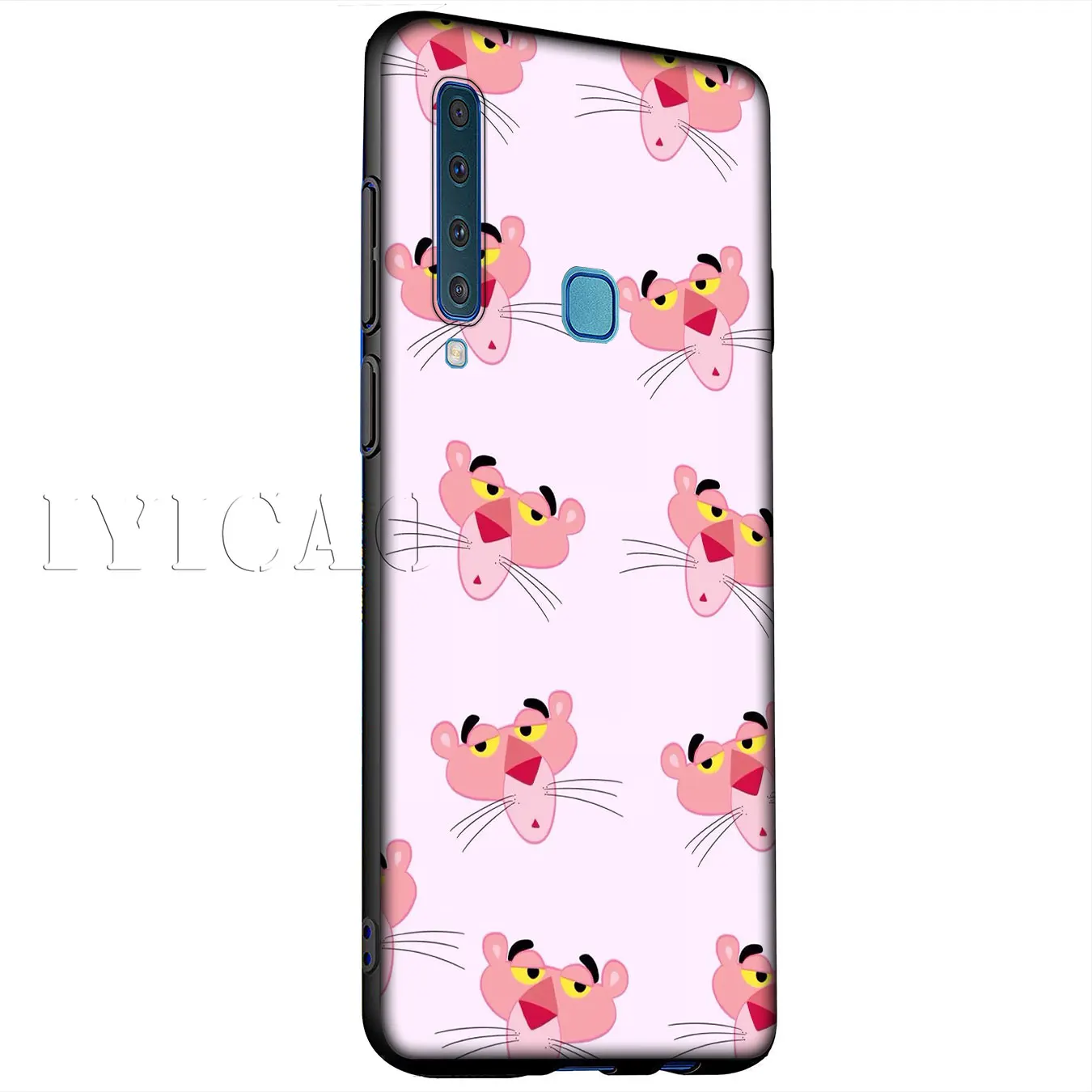 IYICAO Мягкий силиконовый чехол в виде розовой Пантеры для Samsung Galaxy A6 Plus A9 A8 A7 2018 A3 A5