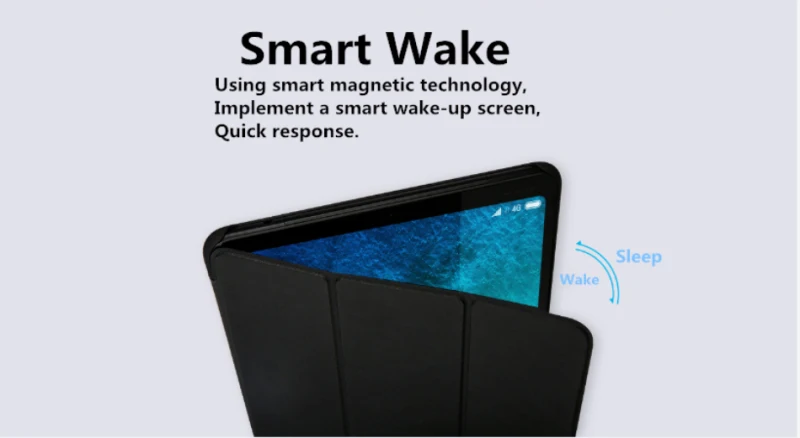 Лидер продаж оригинальный смарт чехол Xiaomi Mi Pad 4 Plus 10 1 &quot Магнитный флип с