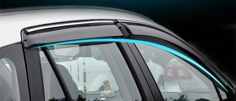 Для Suzuki Vitara- хромированное автомобильное Окно Солнцезащитный козырек защита от дождя Защита от Солнца/дождя наружное украшение авто аксессуары