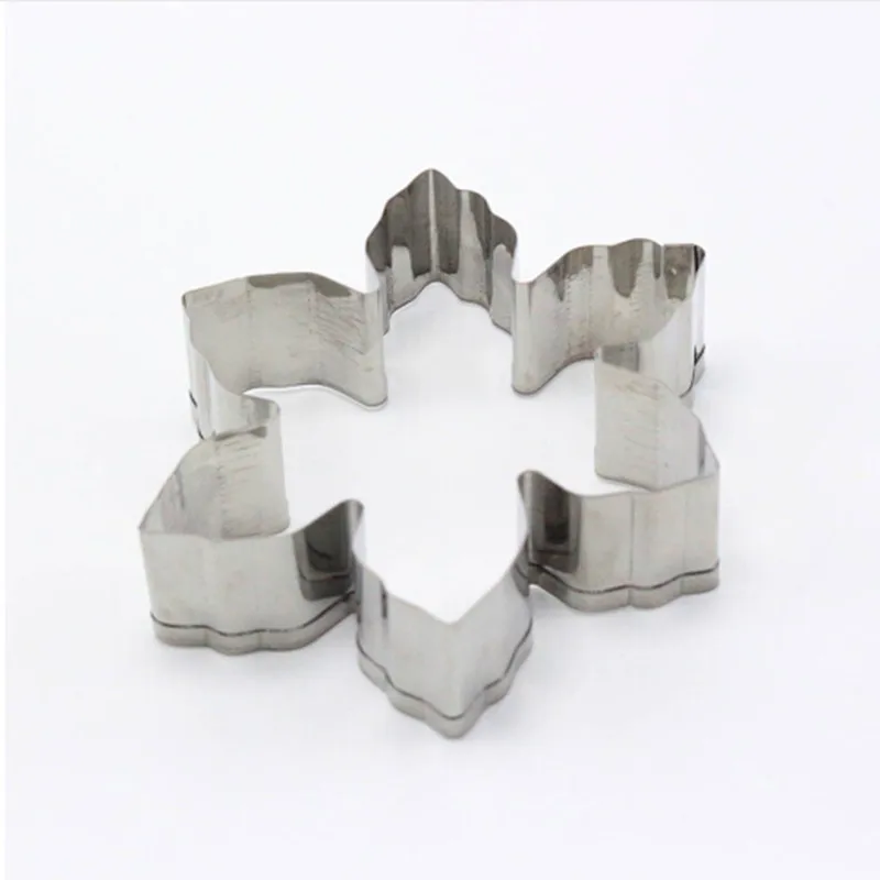 Snowflake Shape Cookie Cutter Stainless Steel Snow Form Mold DIY Fondant Chocolate cake Decoration Mould | Дом и сад