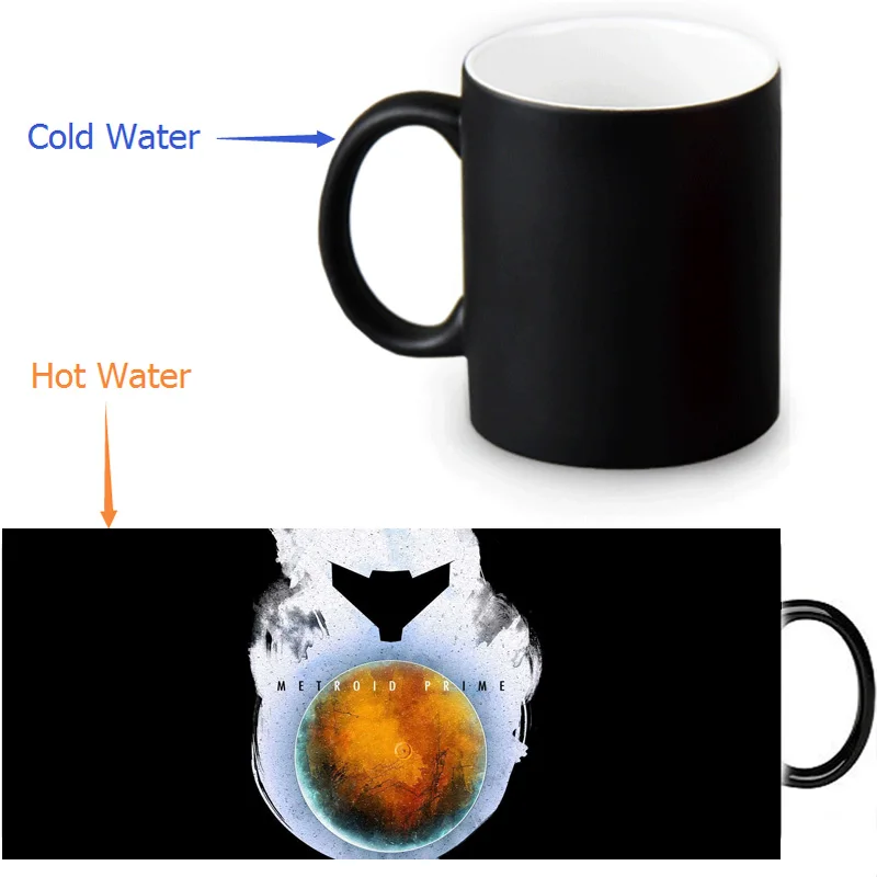 Metroid крутая фотография Морфинг кофейные кружки-трансформеры morph Кружка