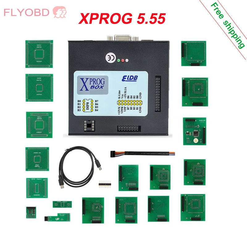 Комплект для чип тюнинга XPROG M V5.84 ECU xprog X prog 5 84 с USB адаптером Программатор OBD2