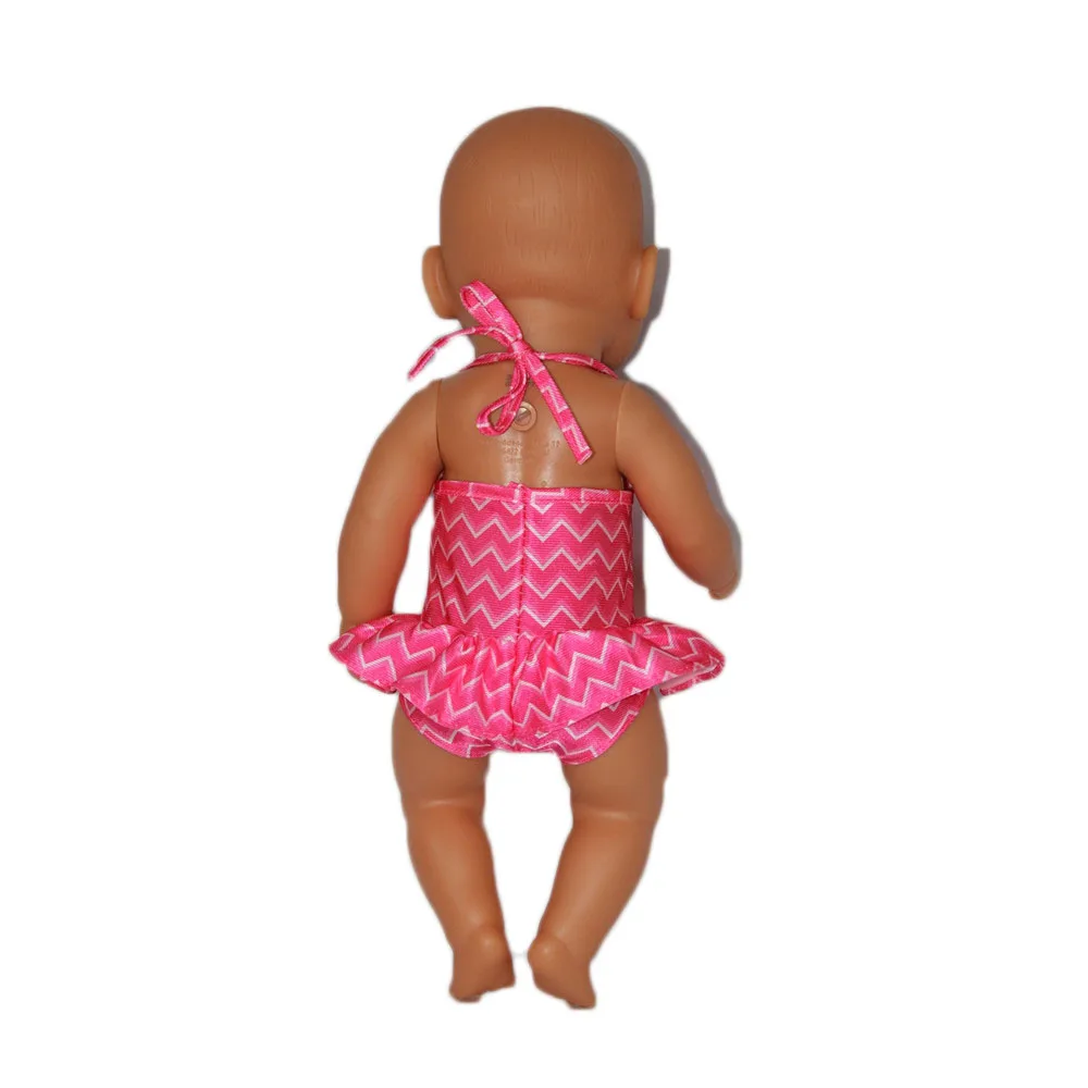 2017 New Style Pink Bikini/Swimsuit Doll Clothes Wear fit 43cm Baby Born zapf Children best Birthday Gift AX28 | Игрушки и хобби