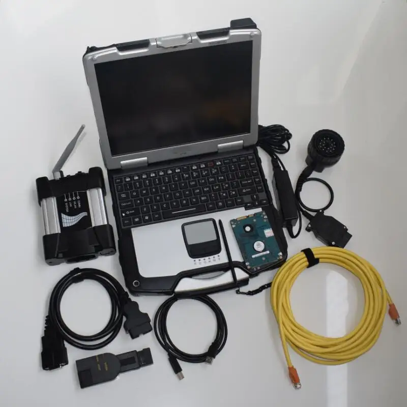 2021 диагностический тестер для Bmw Icom NEXT Wifi программное обеспечение Hdd 1000 Гб Toughbook CF30