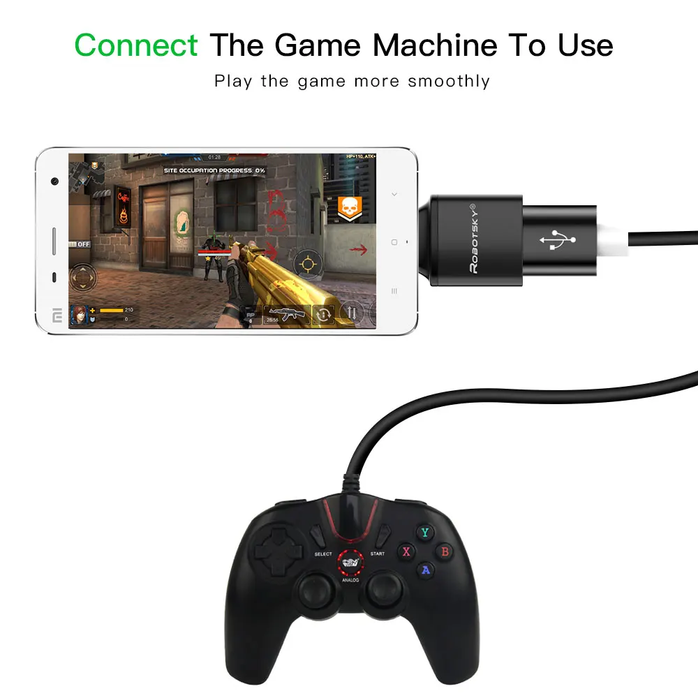 Адаптер USB Type C OTG папа мама 3 0 c преобразователь 2 в 1 Зарядка и синхронизация для