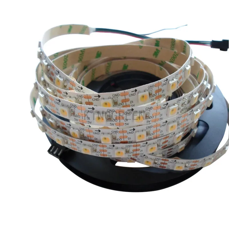 5mX Высокое качество цифровой SK6812 5050SMD DC5V 60 Светодиодный/m WWA светодиодный полосы(теплый белый/холодный белый/желтый) 3 в 1