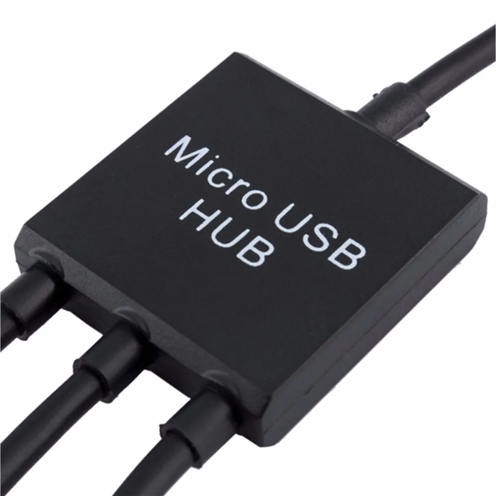 OTG USB концентратор разъем сплиттер 3в1 Micro зарядка питания кабель для смартфона