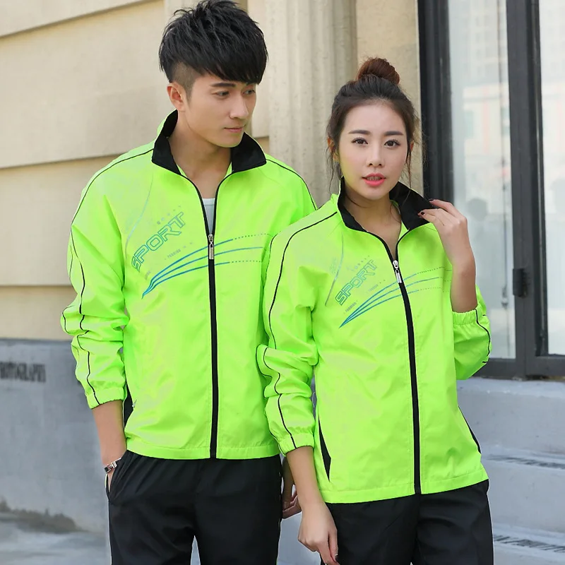 Мужская спортивная одежда весенний ветрозащитный спортивный костюм с принтом