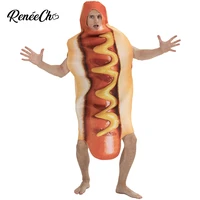 halloween costume for adult hot dog costume funny hotdog food cosplay carnival costume mens party cosplay holiday costume