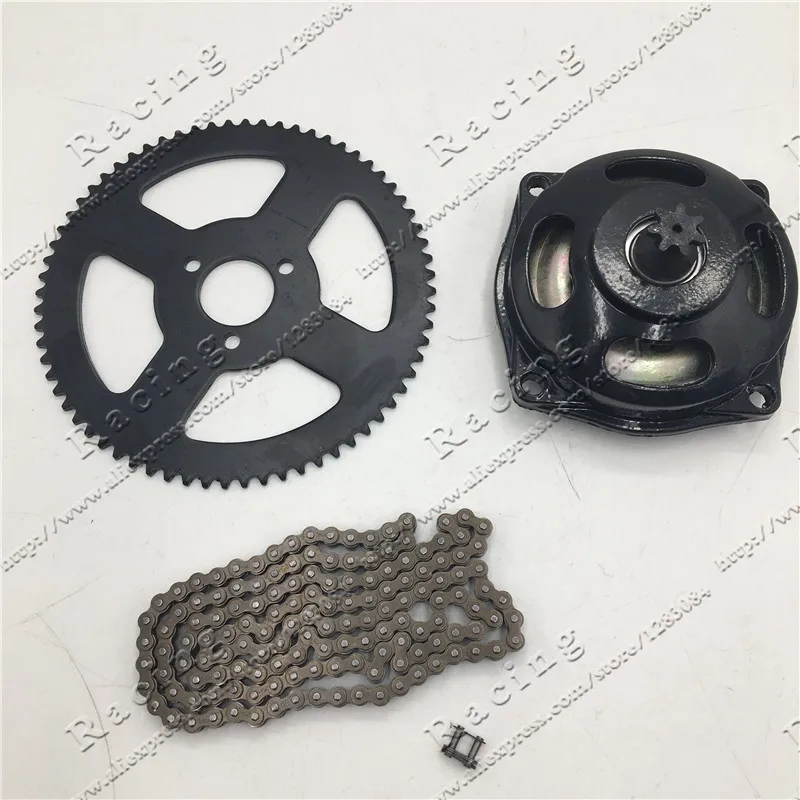 47cc 49cc карманная Золотая цепь для велосипеда передняя Коробка передач задняя