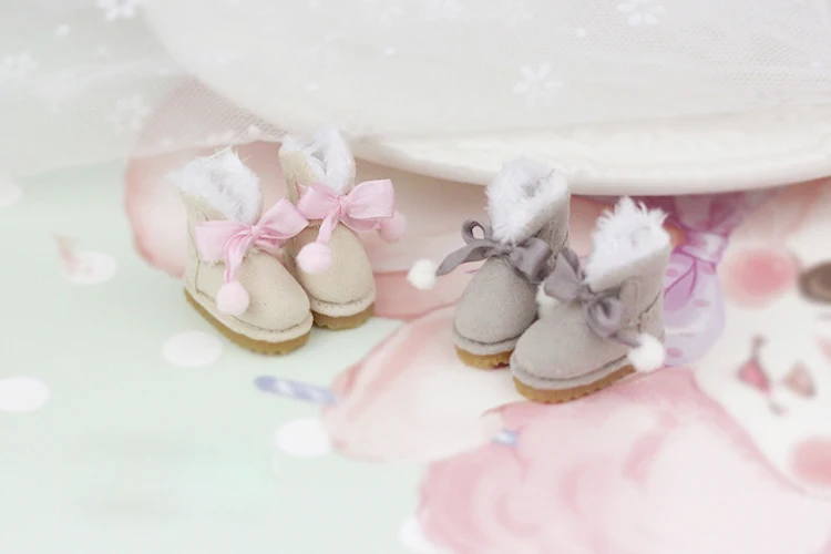 

Blyth doll shoes snow boots with Hairball available for Blyth JB MMK Azone Lati Pukifee OB24 doll accessories doll shoes 2.9cm
