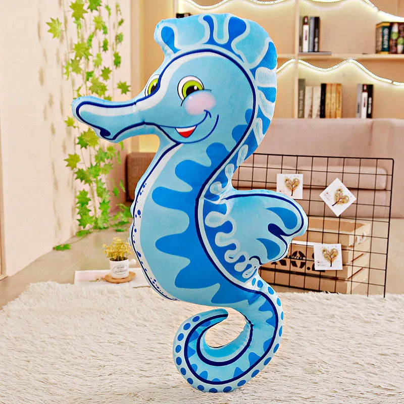 80 см Kawaii мягкая Набивная игрушка Aninmals морская лошадь плюшевая кукла подушка