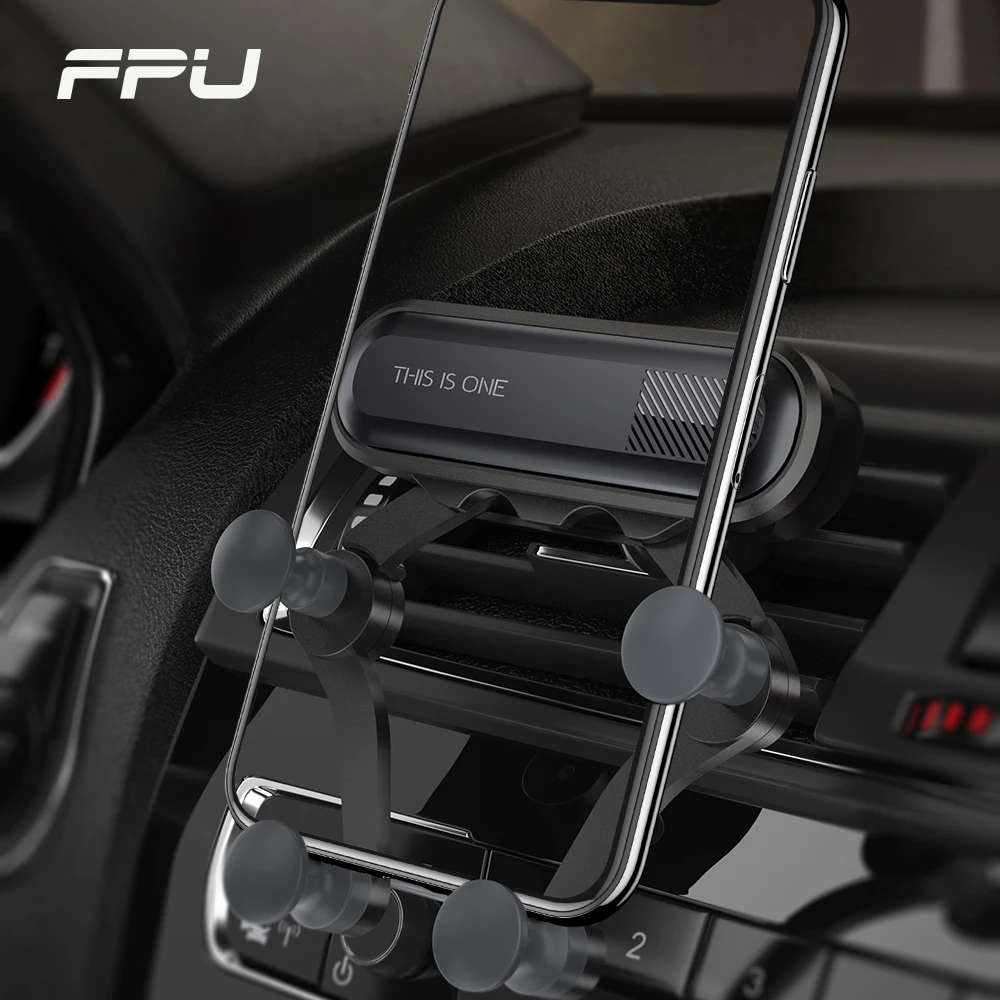 FPU Универсальный Автомобильный держатель для телефона гравитационный держатель на вентиляционное отверстие автомобиля для iPhone XS Max XR X 8 Xiaomi samsung мобильный телефон gps Поддержка Стенд