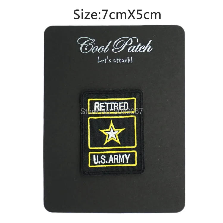 Вышитая нашивка с логотипом в стиле милитари США армии вышитая звезда | Дом и сад