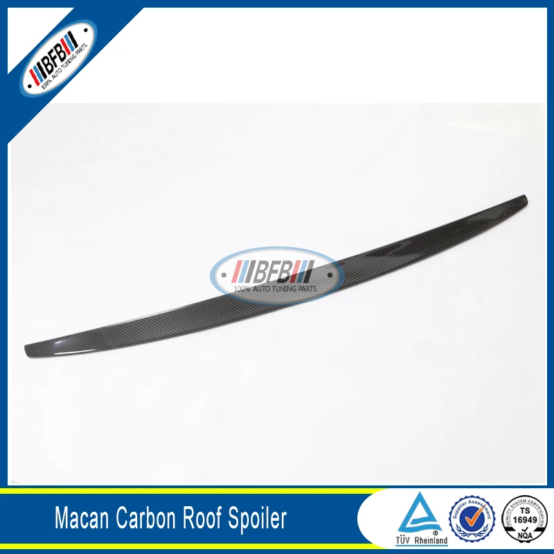 Car Auto Carbon Fiber Small Roof Spoiler Fit For Porsche Macan 2014-2017 | Автомобили и мотоциклы