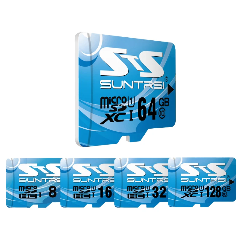 Suntrsi Micro SD Card 64GB Mini TF 32GB 16GB High Speed Class 10 Memory for Smartphone and Cameras Free Shipping | Компьютеры и офис