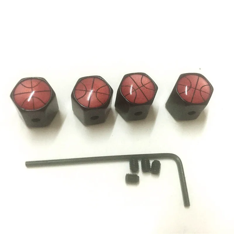 4 шт./лот баскетбольный логотип Противоугонный автомобильный значок колпачок