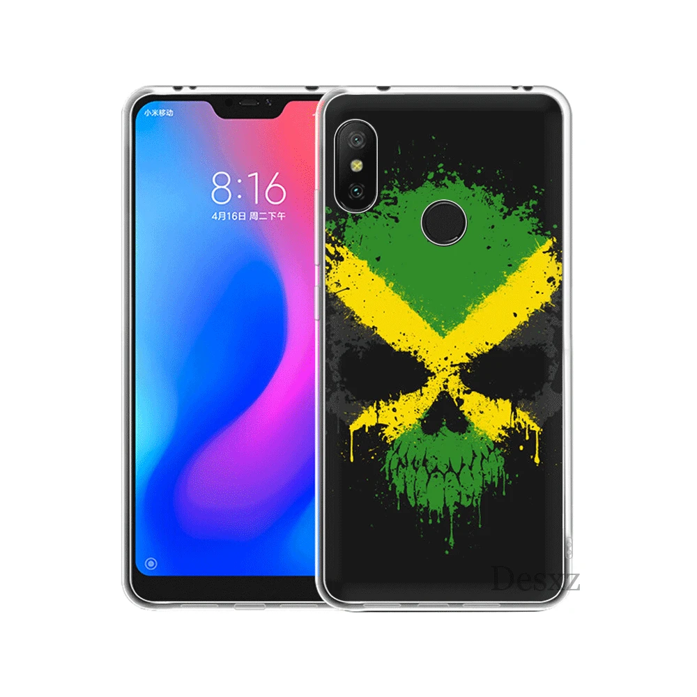Чехол для телефона Xiaomi Redmi Note 3 4 4X 5 6 5A Prime Pro Jamaica National Flag hard pc|Чехлы-накладки| |
