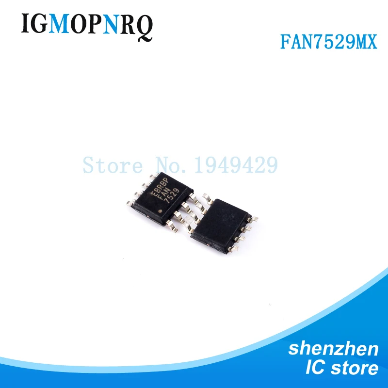 5 шт. FAN7529MX SOP8 FAN7529 7529 коррекция коэффициента-PFC критический режим PFC проводимость контроллер Новый