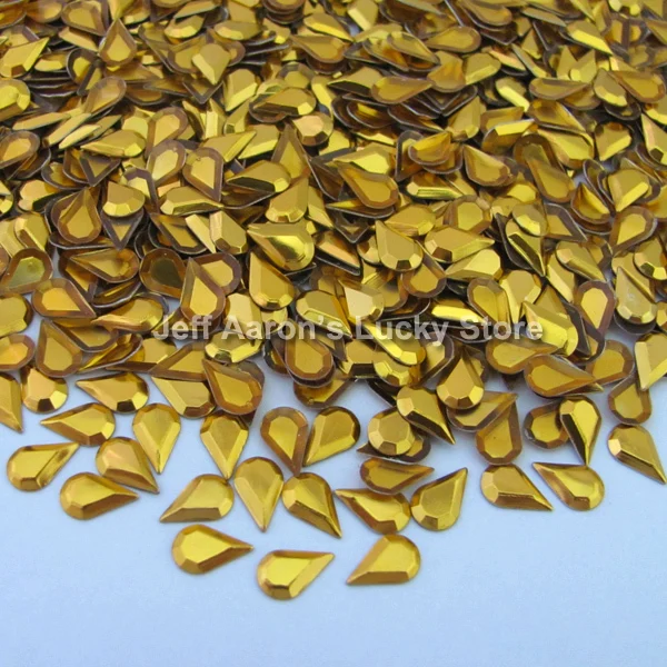 1000 шт. 3D капли сплав акрил искусство ногтей металлические аксессуары для