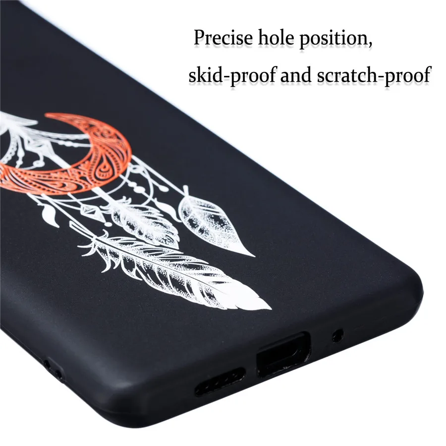 Чехол для телефона huawei P20 lite Pro P30 P8 2017 из термопластика черный матовый чехол