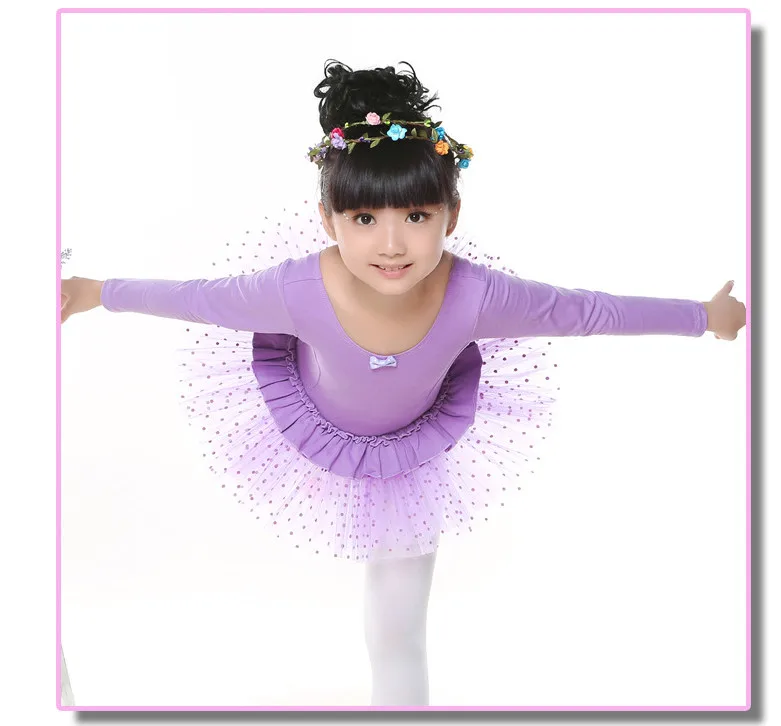

Ballet Dress For Children Professional Dance leotard Tulle Dress Wear Leotard ballet tutu Costume gymnastics leotard