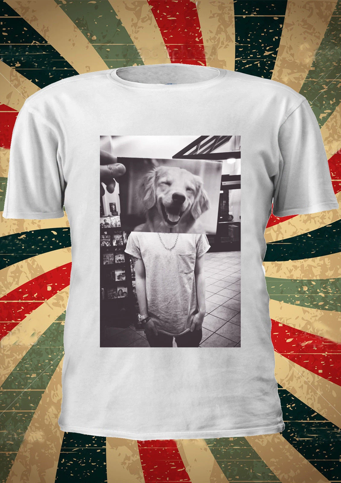 Забавная модная футболка с изображением собачки для мужчин и женщин унисекс