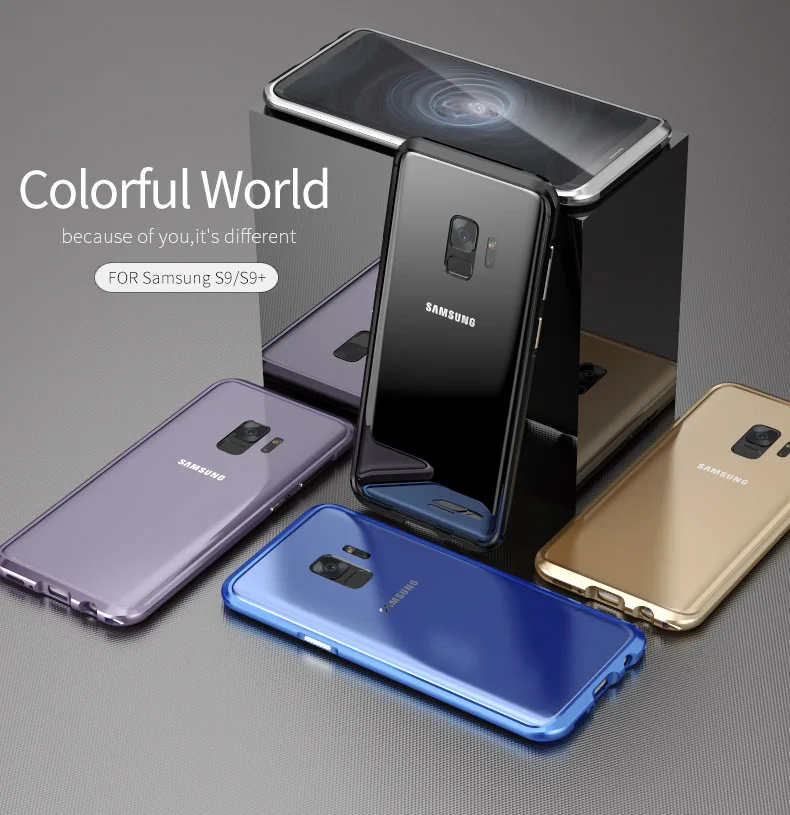 Для samsung S8 S9 Plus бампер чехол LUPHIE противоударный корпус для телефона Galaxy S8plus