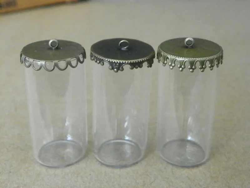 Стеклянная подвеска в виде стеклянной бутылки с кружевом античном стиле|diy