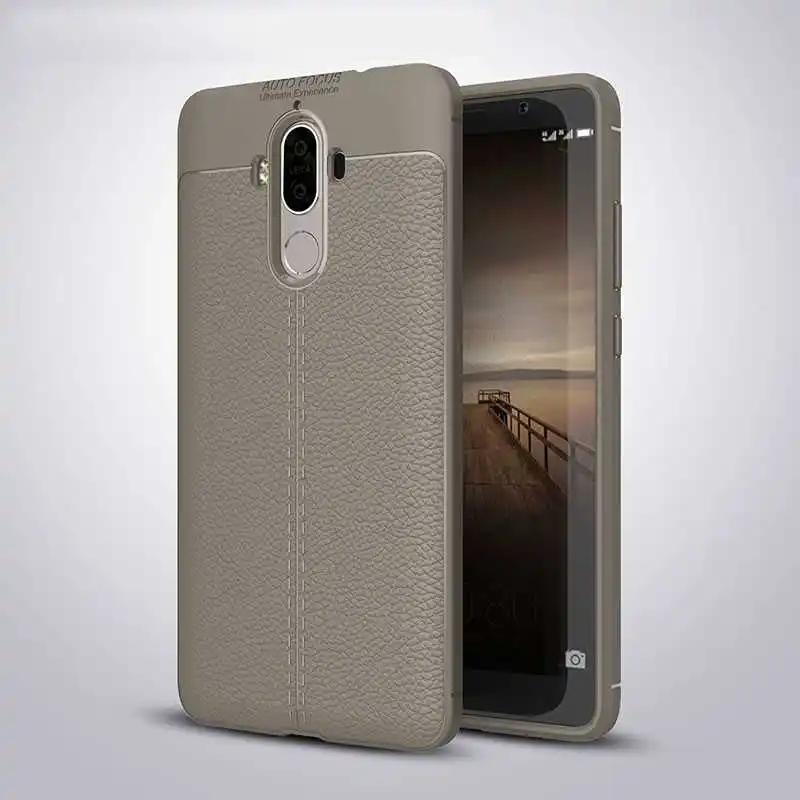Модный противоударный мягкий чехол Mokoemi с рисунком личи 5," для huawei mate 9, чехол для huawei mate 9, чехол для телефона - Цвет: Gray