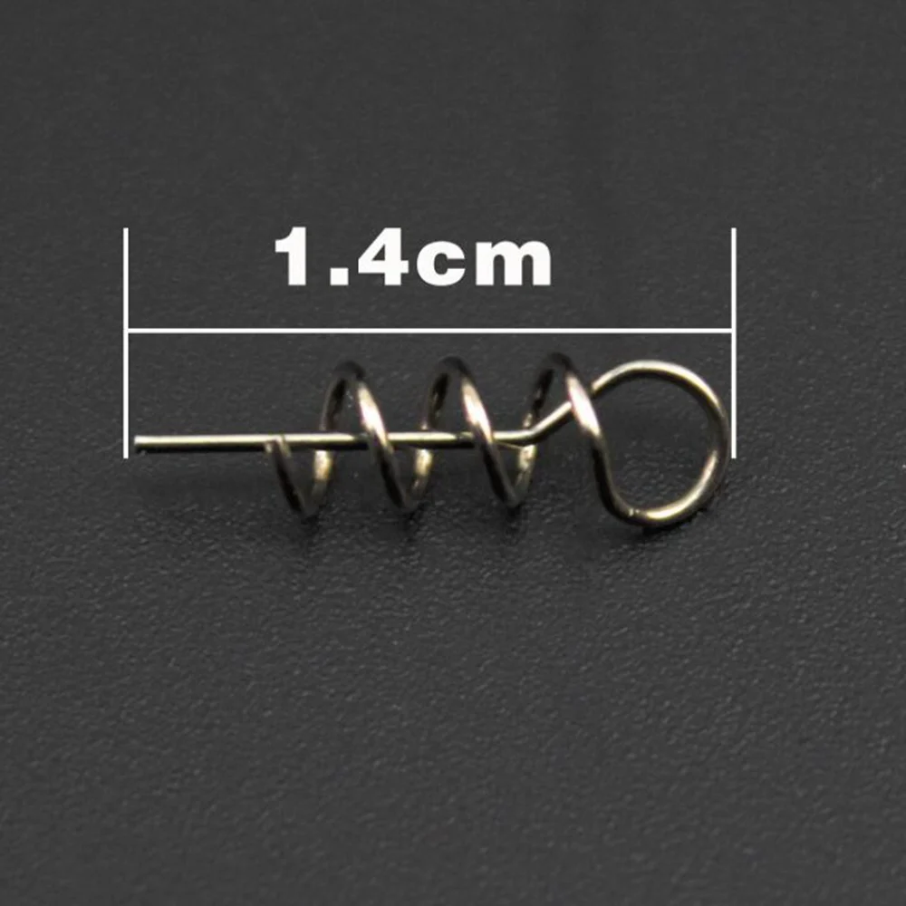 20 шт. аксессуары для приманки игла фиксации Мягкая наживка с пружинным штифтом