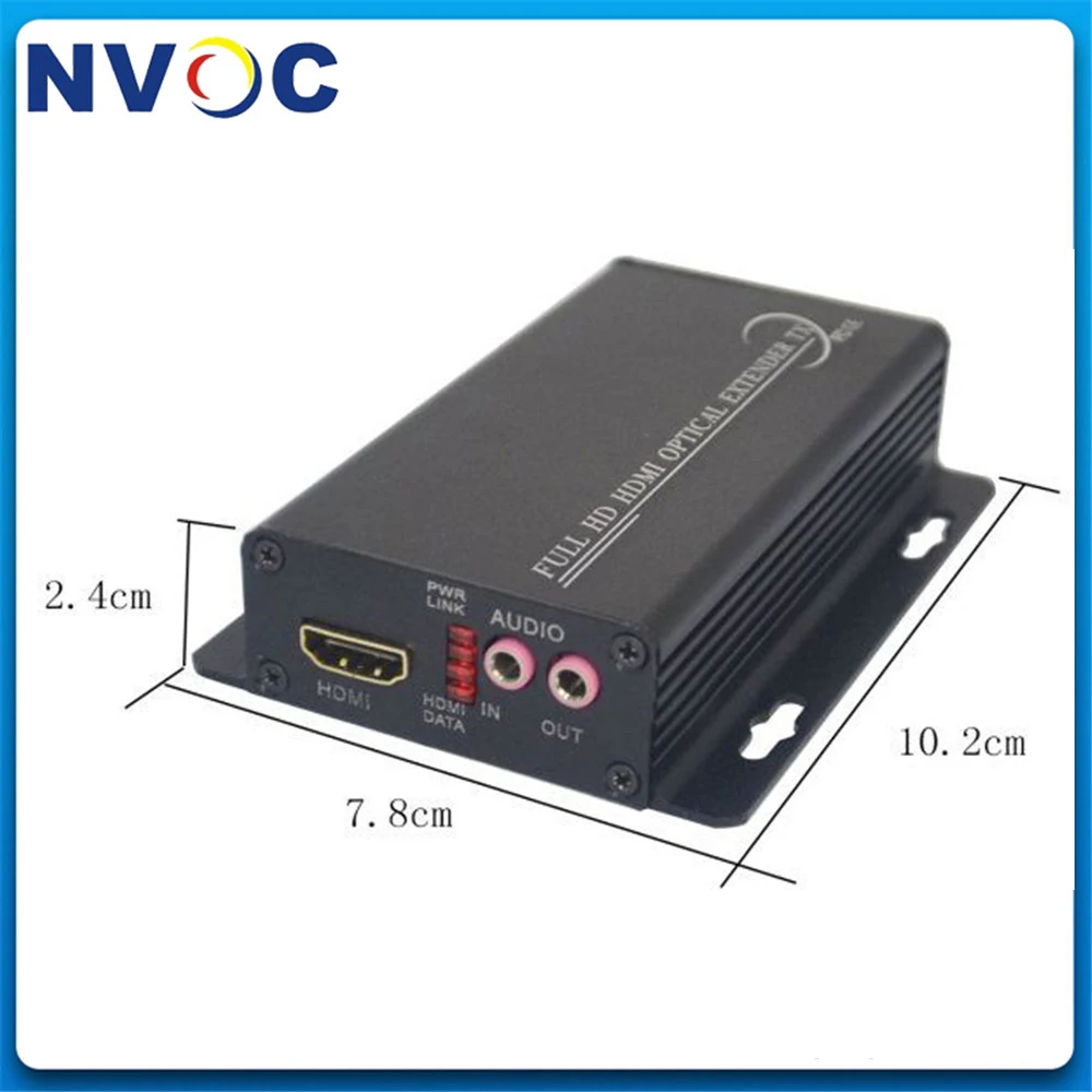 Мини Тип HDMI волоконно оптический передатчик и приемник расширитель трансивера +