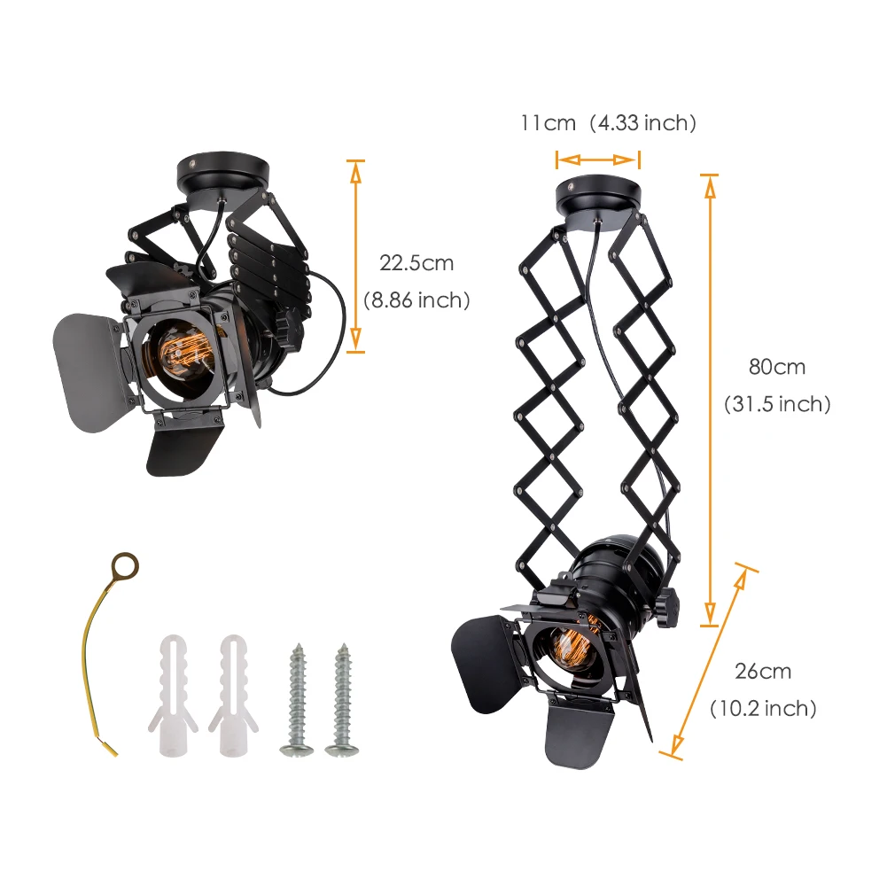 Промышленный светодиодный Трековый светильник в стиле лофт выставочный зал