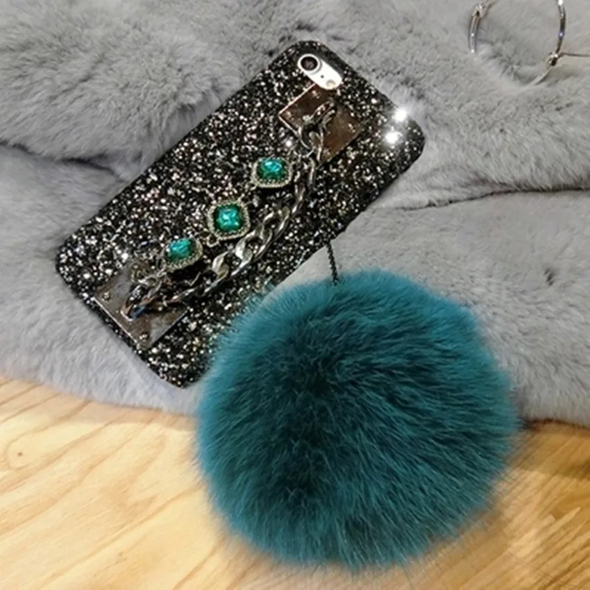 For iPhone 11 Pro MAX X XR 6 7 8 plus Luxury Pretty Cute Diamond leopard bracelet chain red black glitter soft phone case cover |