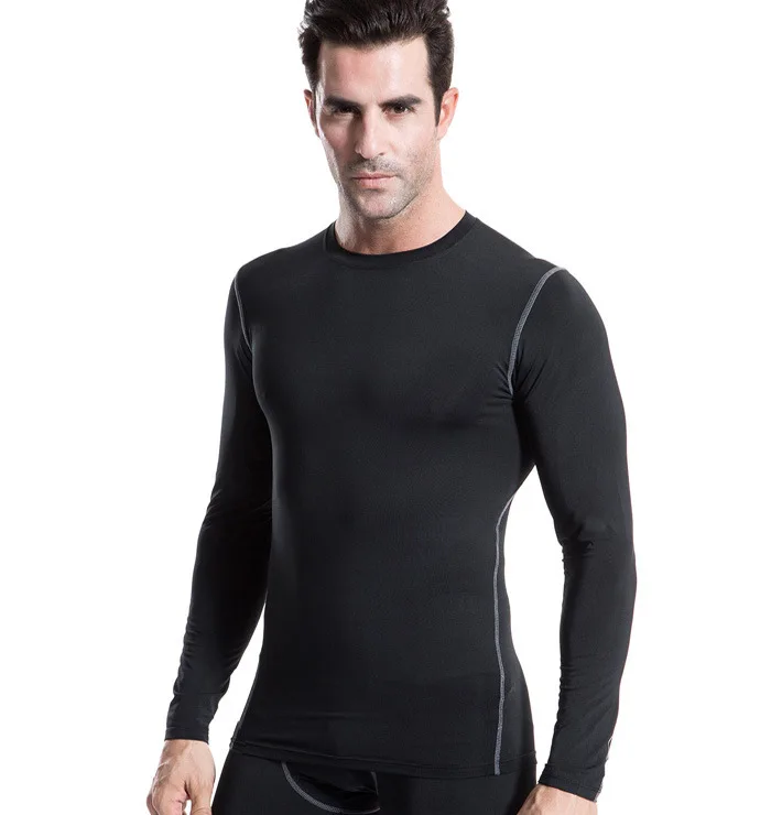 

New 2021 Men Jerseys PRO Compression Body Base Layer Thermal T-Shirts Tops bodybuilding Skin Gear Quick Dry Clothes