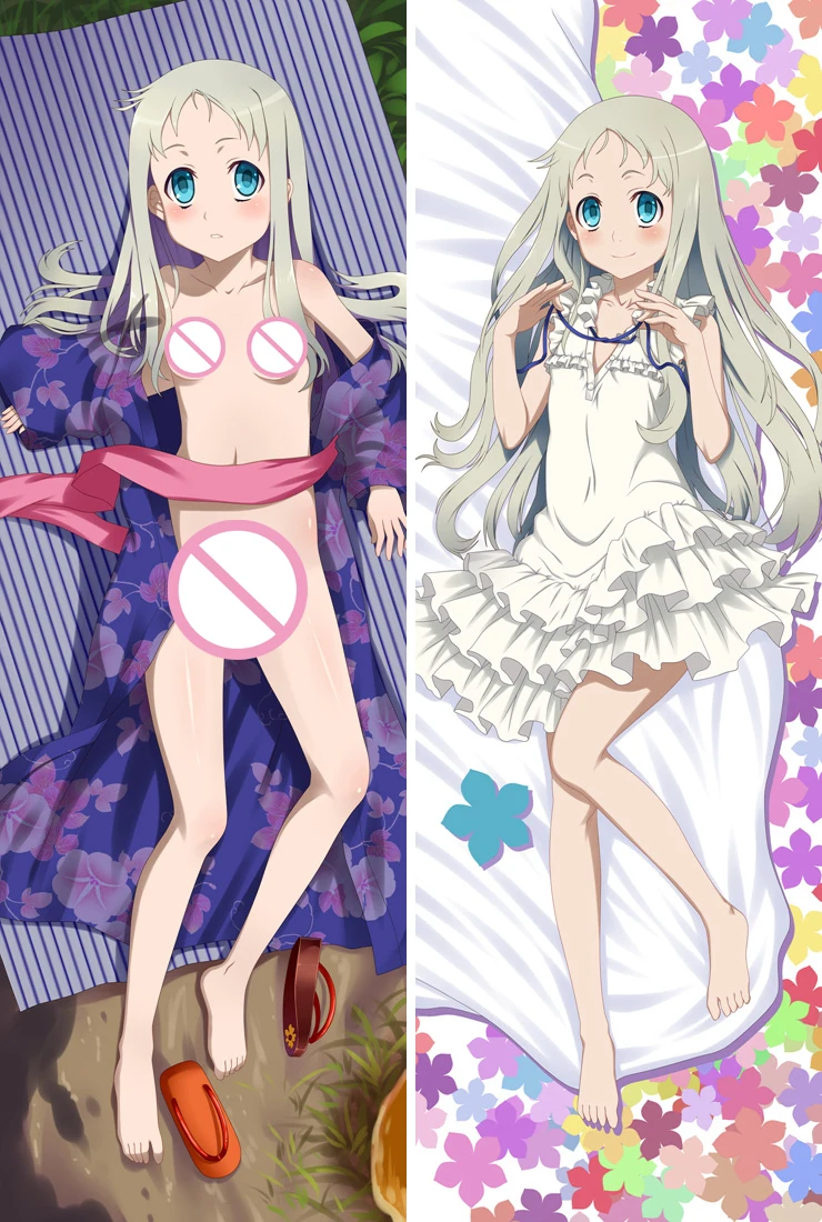 Наволочка с аниме персонажами Anohana сексуальная девушка Honma Meiko Menma otaku Dakimakura
