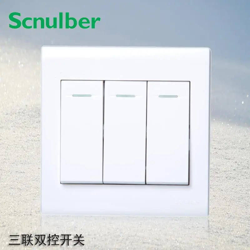 home three 3 gang double 2 way 10A wall switch light switches for 220v | Обустройство дома