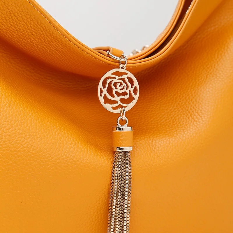 Женские сумки из натуральной кожи роскошная Дамская однотонная сумка деловая