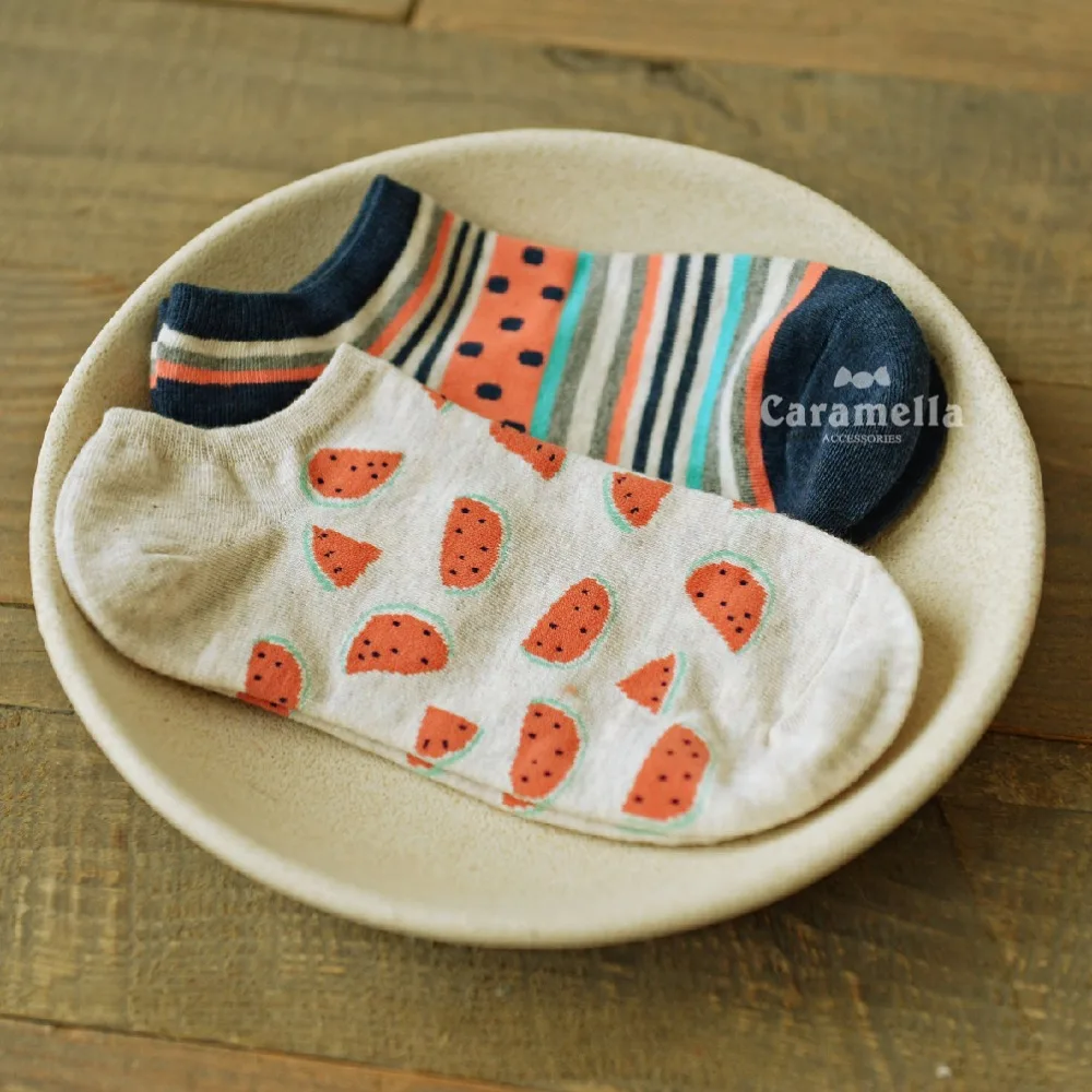 Носки женские летние с рисунком обезьяны арбуза хлопка|cotton socks for woman|socks womenfashion women